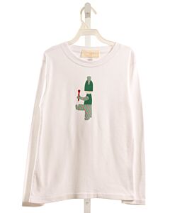 HANNAH KATE  WHITE   APPLIQUED T-SHIRT
