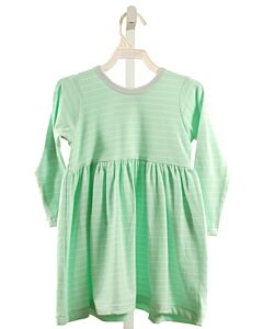 HANNAH KATE  MINT  STRIPED  KNIT DRESS