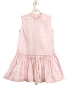 HANNAH KATE  LT PINK SEERSUCKER WINDOWPANE  DRESS
