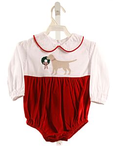 HANNAH KATE  RED VELVET  APPLIQUED BUBBLE