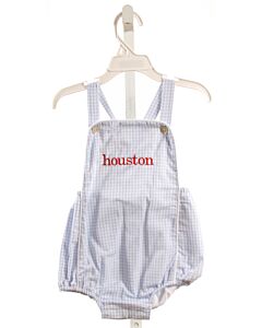 HANNAH KATE  LT BLUE  GINGHAM EMBROIDERED BUBBLE