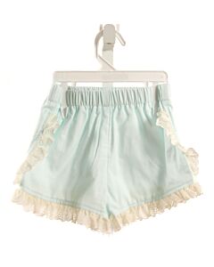 HANNAH KATE  AQUA    SHORTS WITH EYELET TRIM