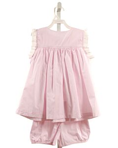 HANNAH KATE  LT PINK    2-PIECE OUTFIT WITH EYELET TRIM