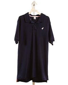 THE BEAUFORT BONNET COMPANY  NAVY    KNIT SS SHIRT