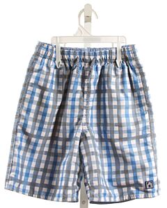 CABANA LIFE  BLUE  PLAID  SHORTS