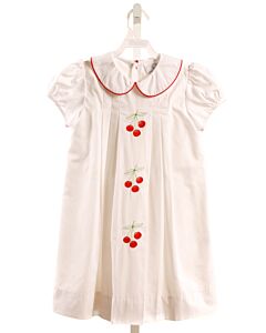 THE PROPER PEONY  WHITE   EMBROIDERED DRESS
