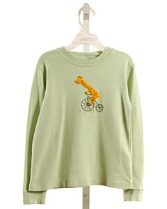SQUIGGLES  LT GREEN   APPLIQUED KNIT LS SHIRT