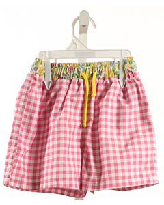 NO TAG  PINK  GINGHAM  SWIM TRUNKS