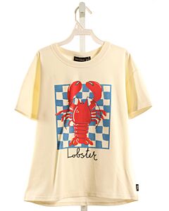 ROCK YOUR KID  PALE YELLOW   PRINTED DESIGN T-SHIRT