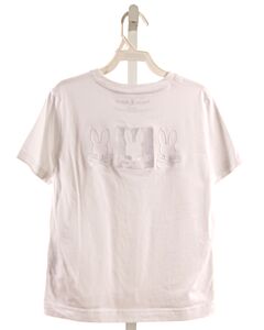 PSYCHO BUNNY  WHITE   APPLIQUED T-SHIRT