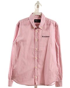 HACKETT  LAVENDER  STRIPED EMBROIDERED DRESS SHIRT
