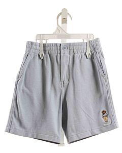 POLO BY RALPH LAUREN  LT BLUE PIQUE  EMBROIDERED SHORTS