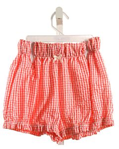 NO TAG  PINK SEERSUCKER STRIPED  SHORTS