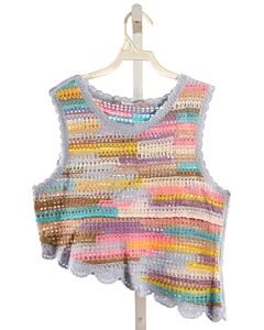 NO TAG  BLUE    SLEEVELESS SHIRT