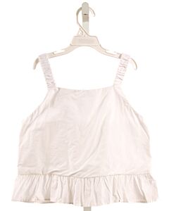 NO TAG  WHITE    SLEEVELESS SHIRT