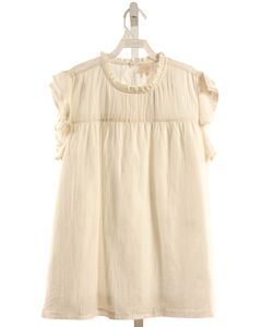 CREAMIE  CREAM SWISS DOT   SHIRT-SS