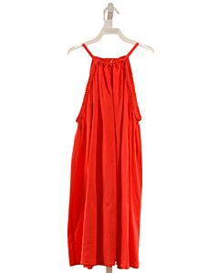 NO TAG  RED SEERSUCKER   DRESS