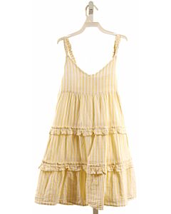 T & B  YELLOW  STRIPED  DRESS
