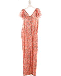 NO TAG  PINK  FLORAL  ROMPER