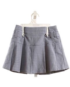 NO TAG BLUE FLANNEL PLAID SKORT