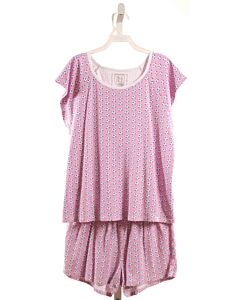 LILA + HAYES  PINK   PRINTED DESIGN LOUNGEWEAR