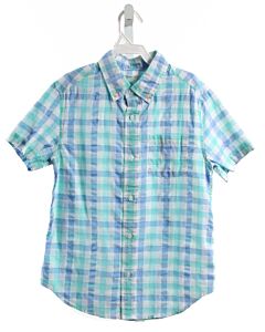 CREWCUTS  BLUE  PLAID  DRESS SHIRT