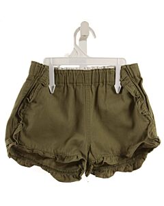 CREWCUTS  FOREST GREEN    SHORTS WITH RUFFLE