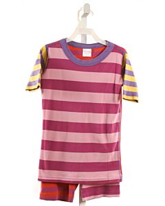 HANNA ANDERSSON  PURPLE  STRIPED  LOUNGEWEAR