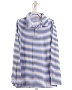 CREWCUTS  BLUE  STRIPED  KNIT LS SHIRT