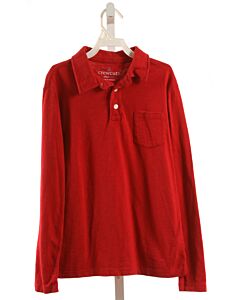 CREWCUTS  RED    KNIT LS SHIRT