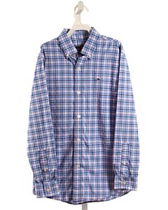 VINEYARD VINES  BLUE  PLAID  DRESS SHIRT