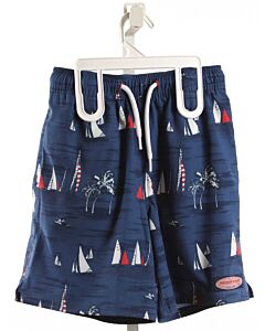 VINEYARD VINES  BLUE   PRINTED DESIGN SWIM TRUNKS