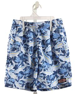 VINEYARD VINES  BLUE   PRINTED DESIGN SWIM TRUNKS