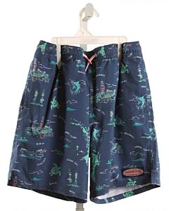 VINEYARD VINES  BLUE   PRINTED DESIGN SWIM TRUNKS