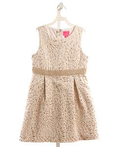 LILLY PULITZER  GOLD    PARTY DRESS