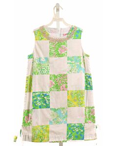LILLY PULITZER  GREEN  FLORAL  DRESS