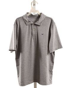 VINEYARD VINES  LT BLUE    KNIT SS SHIRT