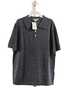 CREWCUTS  BLUE COTTON   KNIT SS SHIRT