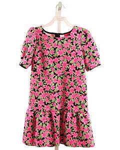 LILLY PULITZER  HOT PINK  FLORAL  KNIT DRESS