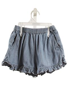 CREWCUTS  CHAMBRAY    SHORTS WITH RUFFLE