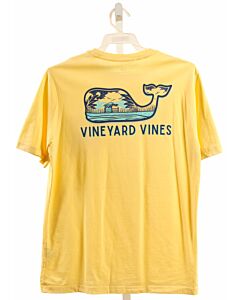 VINEYARD VINES  YELLOW   PRINTED DESIGN T-SHIRT