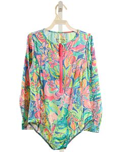LILLY PULITZER  MULTI-COLOR  FLORAL  1-PIECE SWIMSUIT