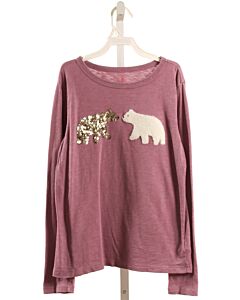 CREWCUTS  PURPLE    KNIT LS SHIRT