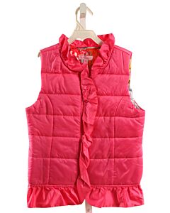 LILLY PULITZER  HOT PINK    VEST WITH RUFFLE
