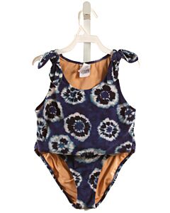 CREWCUTS BLUE PRINTED DESIGN 2-PIECE SWIMSUIT