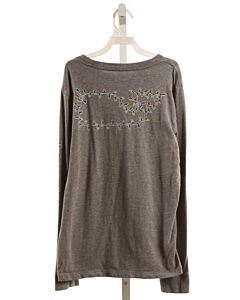 VINEYARD VINES  GRAY   PRINTED DESIGN KNIT LS SHIRT