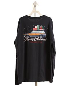 VINEYARD VINES  BLUE   PRINTED DESIGN KNIT LS SHIRT