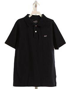 VINEYARD VINES BLUE PIQUE KNIT SS SHIRT