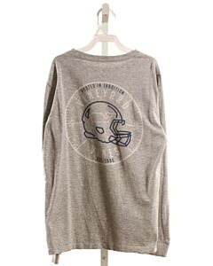 VINEYARD VINES  GRAY   PRINTED DESIGN KNIT LS SHIRT