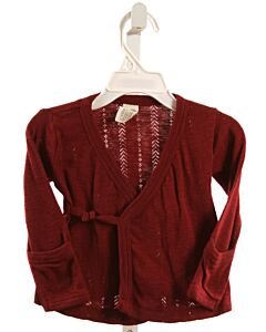 KATE QUINN  MAROON    KNIT LS SHIRT